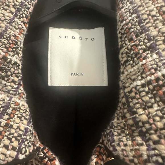 Sandro Tweed Crop Top - Picture 8 of 10